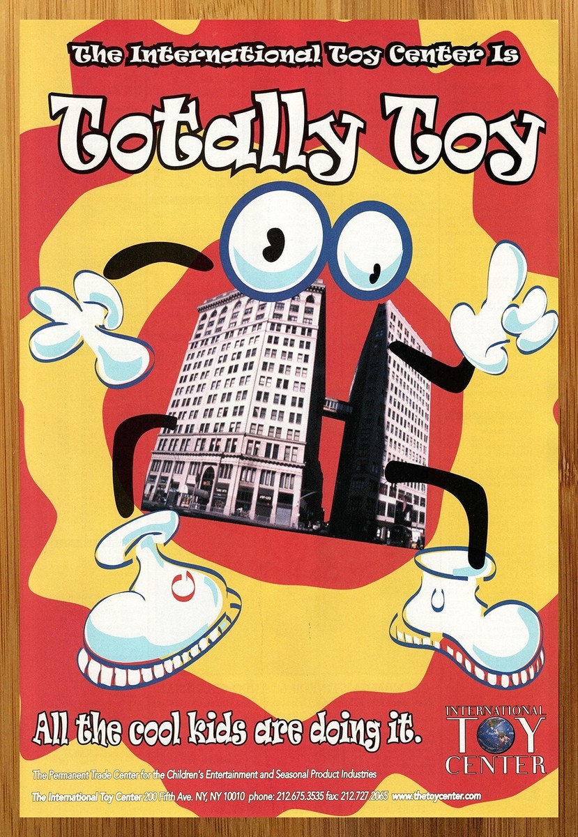 2000 The International Toy Center Print Ad/Poster 90s Action
