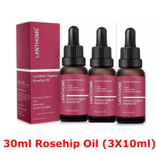 Rosehip Oil Certified Organic 100% Cold Pressed Pure Rose Hip Best Facial Oil