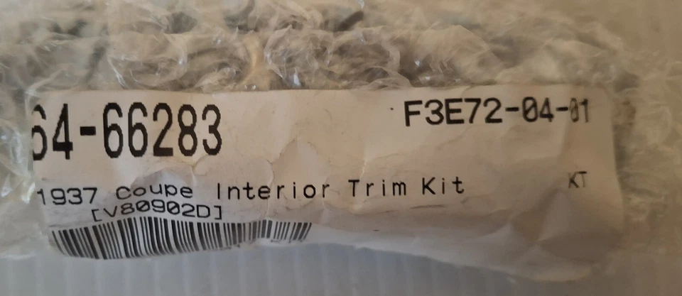 1937 Ford Coupe Interior Trim Screw kit, 64-66283 - Image 2 of 3