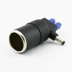 DC Connector Adapter 5.5 x 2.1mm Male To Car Cigarette Lighter Socket EC5 Female