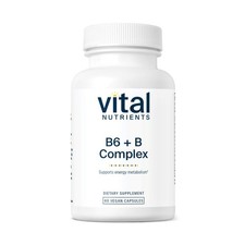 Vital Nutrients Vitamin B6  B Complex - Vegan Methylated B Vitamins for Ener...