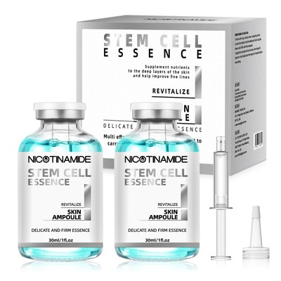 Stem Cell Serum Anti-Aging Ampoule for Microneedling & Facial Hydration