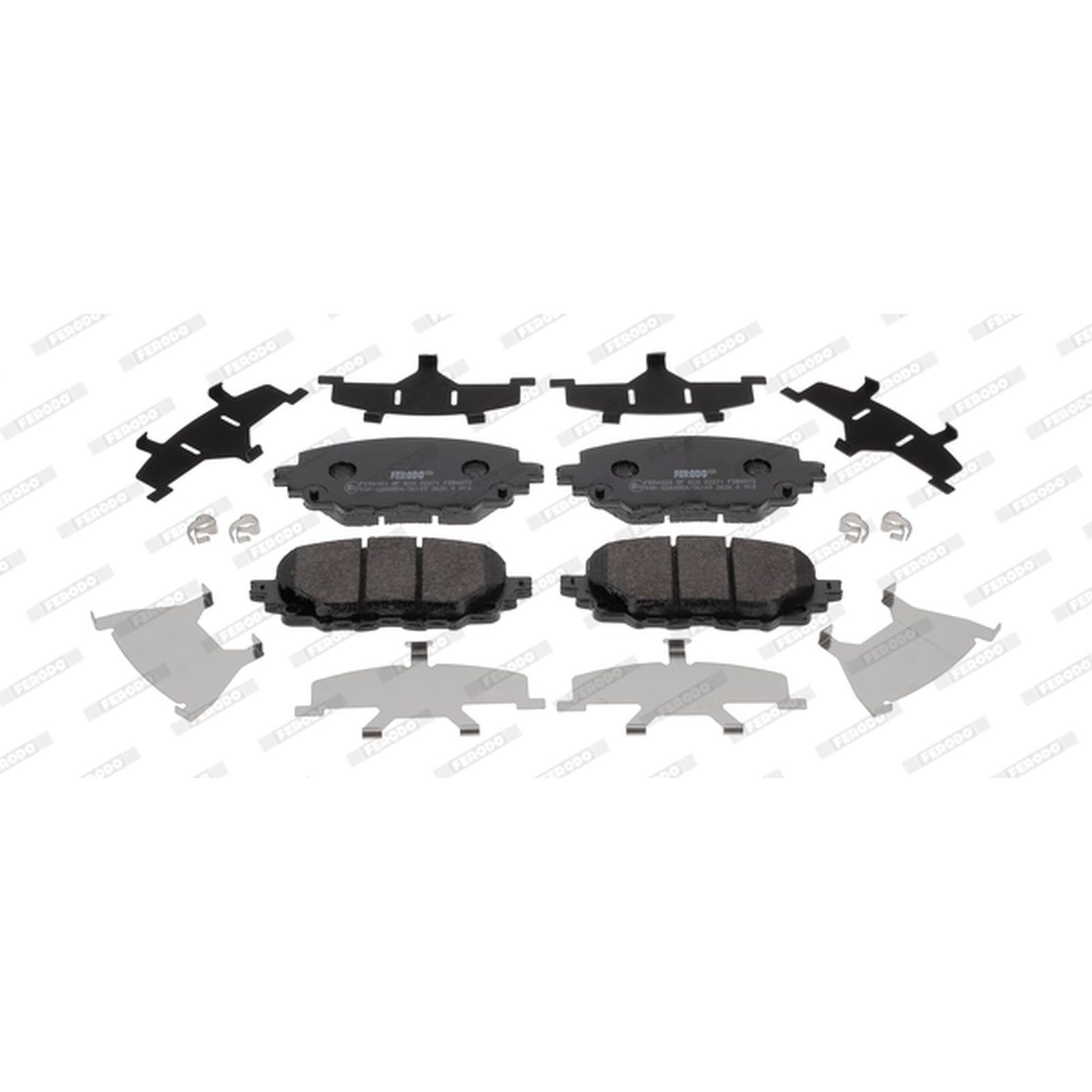 1x ORIGINAL® Ferodo Bremsbelagsatz, Scheibenbremse Vorne für Abarth 124 Spider