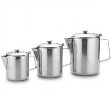 Stainless Steel Tea Pot 750ml 1000ml 1400ml Teapot with Lid Kitchen Serving Pots