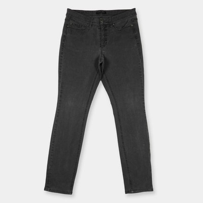 Cambio Jeans Modell Parla Hose Damen Gr. 42 dunkelgrau stretch Baumwolle skinny