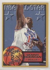 1996-97 Fleer European Edition NBA All-Star Retro Dennis Rodman #326 HOF 0u7