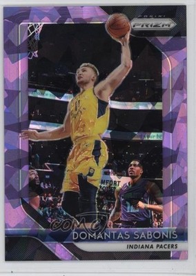 2018-19 Panini Prizm Purple Ice Prizm 107/149 Domantas Sabonis #174 08r6