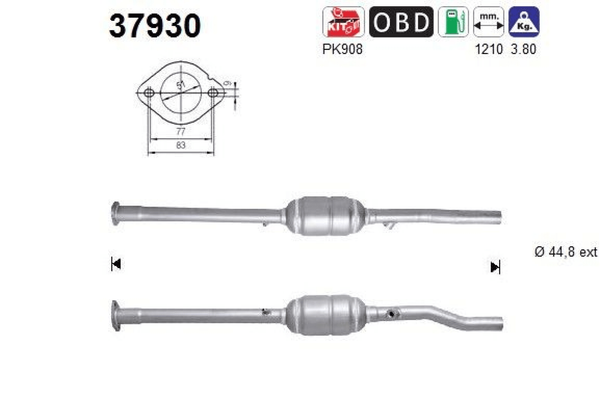 Katalysator Hinten FüR Vw Golf Plus V-image