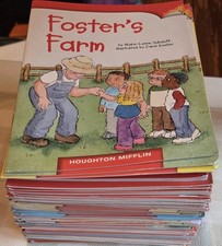 Houghton Mifflin Leveled Readers Book Lot of 81 Classroom Readers Levels J-N