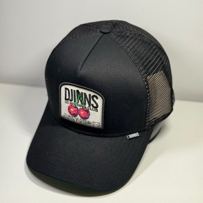 Djinns Do Nothing Club HFT DNC Cherry Black Trucker Hat