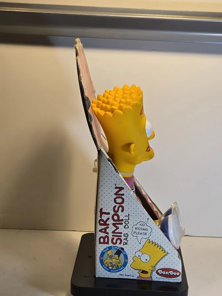 Muñeca de vinilo Bart Simpson 1990 vintage lápiz labial besos cooties hombre! Valentine’s  Foto 3 de 4