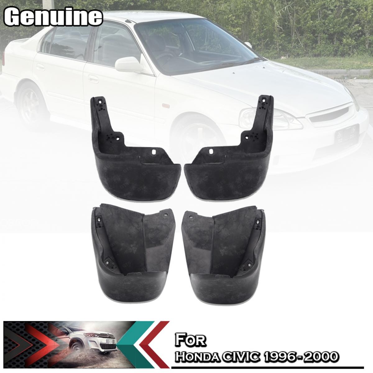 Set Mud Flap Splash Guard Front Rear Fit Honda Civic 1996-2000 EX