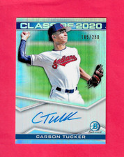 CARSON TUCKER 2020 Topps Bowman Draft Class Of 2020 AUTO REFRACTOR /250 C20A-CT