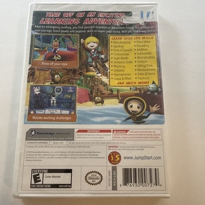 JumpStart: Escape From Adventure Island (Nintendo Wii, 2009) for