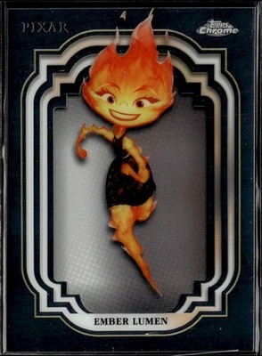 2024 Topps Disney Chrome    Elemental - Ember Lumen #57
