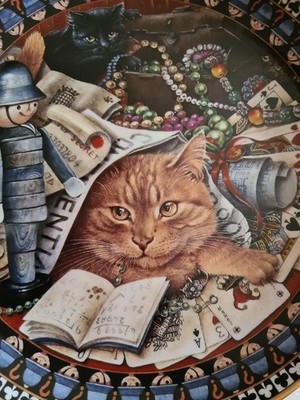 Danbury Mint Collectors Plate SPIRO LESLEY ANNE IVORY'S CATS