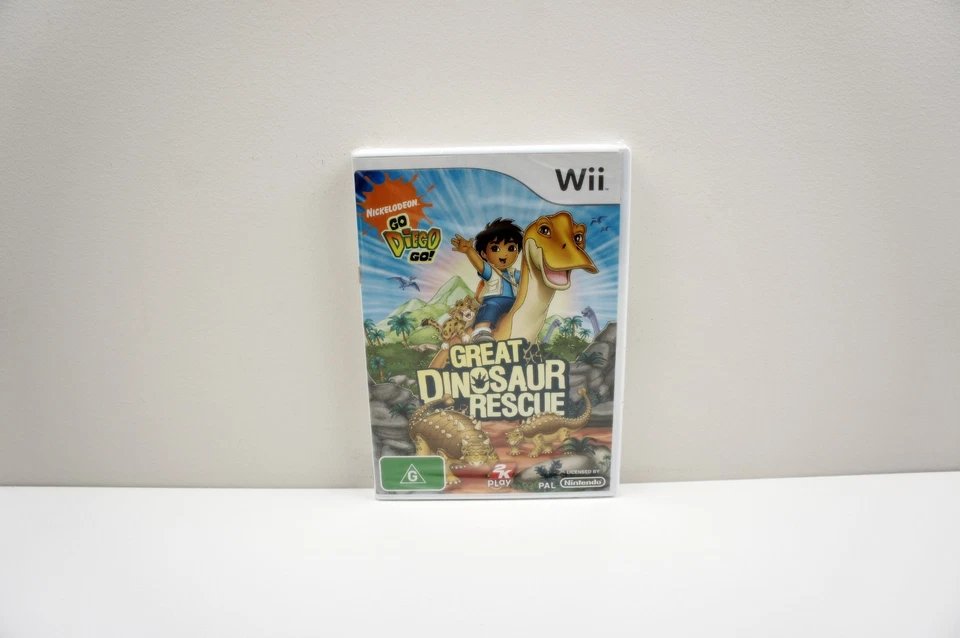 Go Diego Go Great Dinosaur Rescue Nintendo Wii Brand New & Sealed PAL Free Post - Image 2 of 4