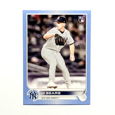 2022 Topps Update Baseball - JP Sears Rookie #US210 Father's Day Blue #'d /50 SP