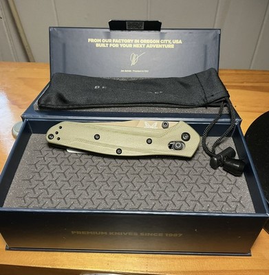 Benchmade Osborne SMKW Exclusive Desert Warrior BM940FE-2402 OD Green G10
