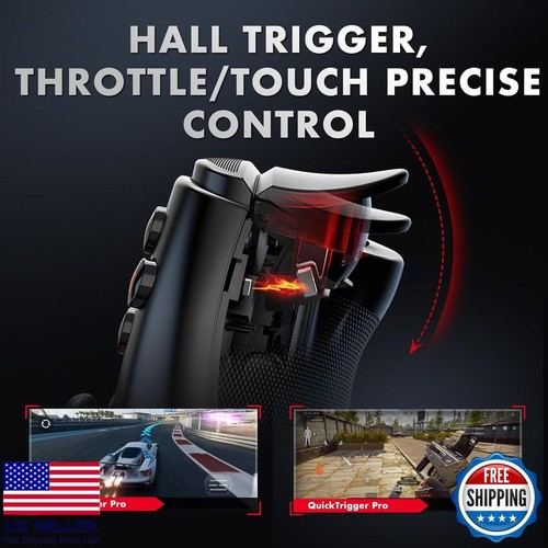 Controller di Gioco Wireless Bluetooth per Switch, , Android - Joystick Effetto Hall, - Foto 4 di 9