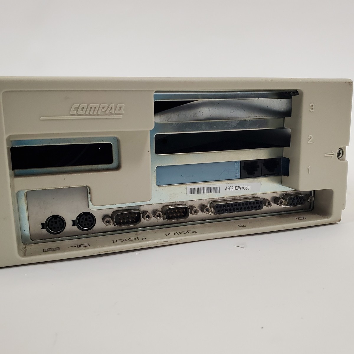 Vintage Compaq ProLinea 4/33 486 DX33 Desktop Computer Pizza Box