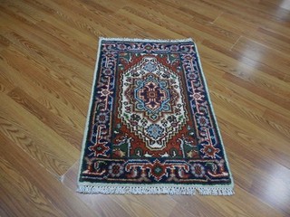 COLLECTIBLE HAND MADE TURKISH OUSHAK RUG 2X3FT ITEM AA 40