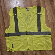Radians SV4X-2VGM Type R Class 2 Men's XL Mesh Reflective Safety Vest Yellow