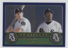2003 Topps Chrome Prospects Joe Borchard Corwin Malone #435 0i6