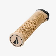 SDG Thrice 31 Tan Bike Grips - Dual Density, Ergonomic Lock-On Cycling