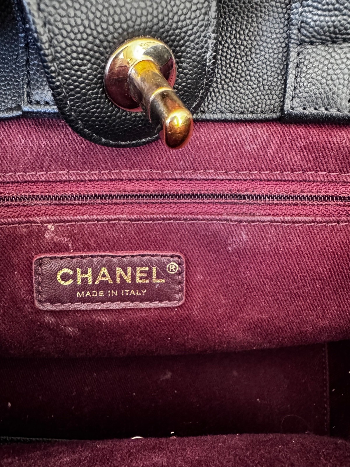 Authentic Chanel Business  Affinity Small Black H… - image 5