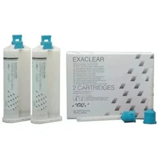 GC Exaclear Crystal Clear High Transparency Vinyl Polysiloxane Material (2x48ml)