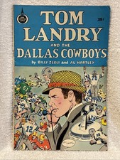 RARE 1973 Tom Landry and the Dallas Cowboys Spire Christian Comics Comic Book!!