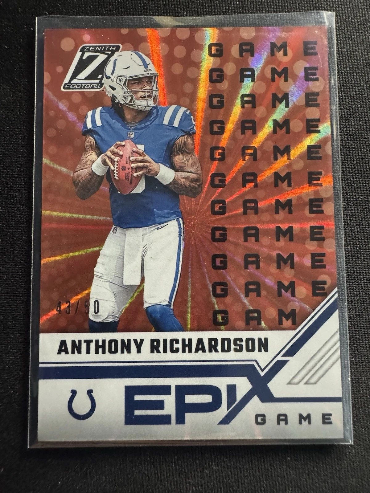 Anthony Richardson Panini Chronicles Draft Picks Zenith #4 Base