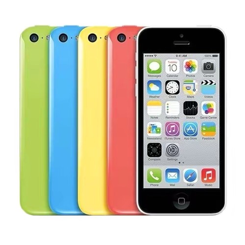 Apple iPhone 5c Unlocked Smartphone, Multiple Colors, New Battery + Charging Cab