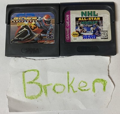 Sega Game Gear Japanese Lot of 2 - Broken Non-Functioning - ELcx237