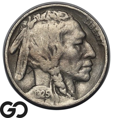 1925-S Buffalo Nickel *Key Date, Low Mintage*