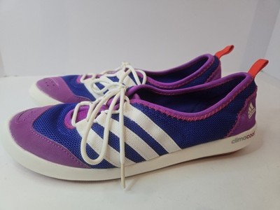 NEW Adidas Climacool Boat Sleek Purple Blue Size 7 Water Shoes No Box