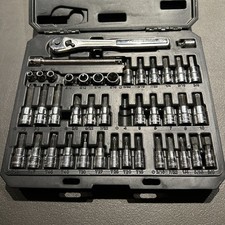 Craftsman 42 Pc Piece 14 38 Drive Hex Screwdriver Torx Bit Socket Wrench Set