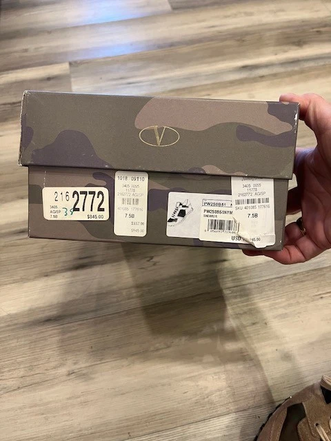 Talla 7.5 - Zapatillas Camufladas Valentino Rockrunner Foto 4 de 4