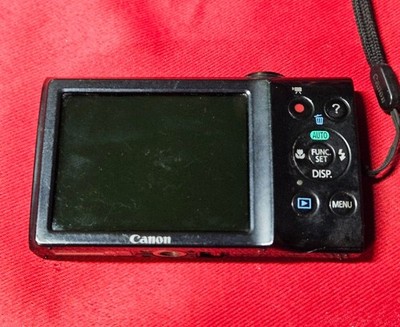 Canon Powershot A2300 IS HD Digital Camera PC1732 Black W/ Case