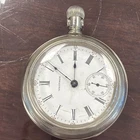 Antique American Waltham Silver Pocket Watch