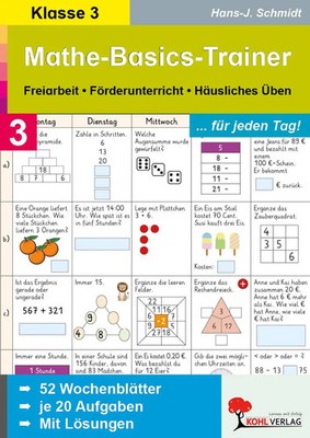Hans-Jürgen Schmidt | Mathe-Basics-Trainer 3. Schuljahr. Für jeden Tag! (2010)