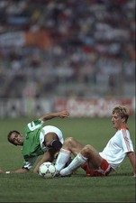 Esham Yakan of Egypt Williem Kieft of Holland tackle each other at- Old Photo