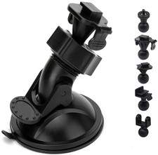 Suction Cup Dash Cam Mount with 6 Joints for Most Car Cameras