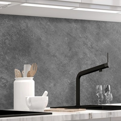 Küchenrückwand - 20GREY - selbstklebend, PRO Version, Matt, 0.5mm Hartfolie
