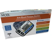 MOBI Advanced Automatic Arm Blood Pressure Monitor Includes Carrying Case
