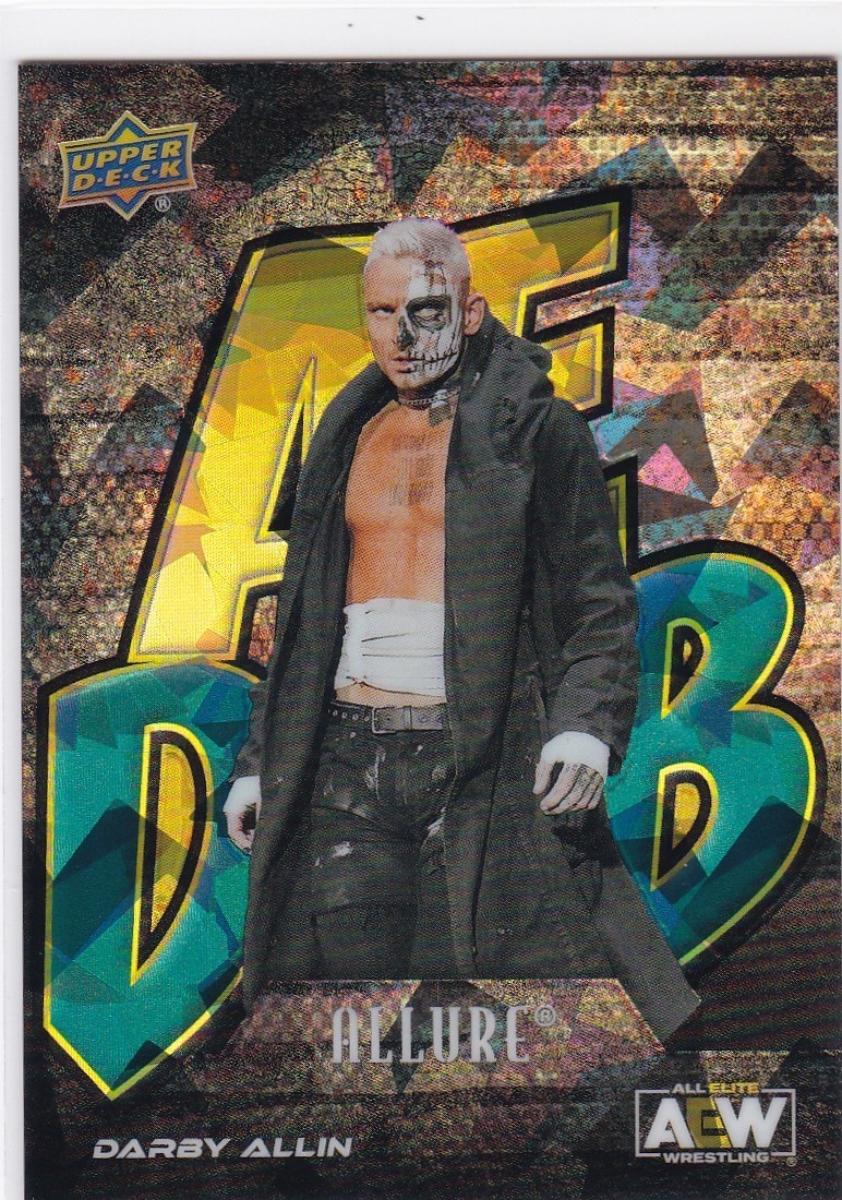 2024 UPPER DECK AEW ALLURE #DUB-4 DARBY ALLIN AE DUB GREEN QUARTZ #68/99
