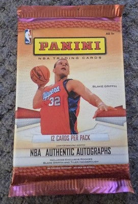   2009-10 Panini Basketball Unopened Pack Possible CURRY RC? HARDEN GRIFFIN 