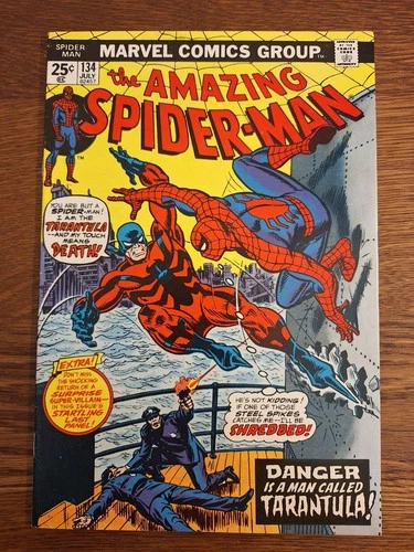 Amazing Spider-Man #134 1st Appearance of Tarantula Punisher Cameo VF