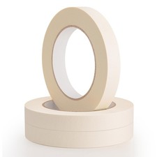 KICNIC Painter Tape 0.7in x 60yd 3 Rolls White Masking Removable Wall Art